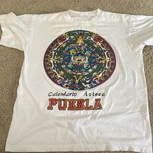 This is a pretty cool print of an Aztec calendar